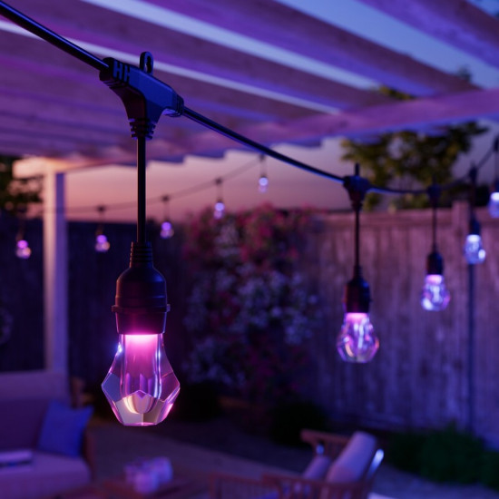 Гірлянда Nanoleaf Smart Multicolor Outdoor String Lights Smarter Kit, 30м, Matter, HomeKit (NF084K02-40SLO)