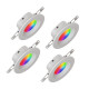 Світильник стельовий Nanoleaf Essentials Matter Smart Recessed Downlight, 6 Вт, Apple HomeKit, 4 шт. (NF080D02-4W3)