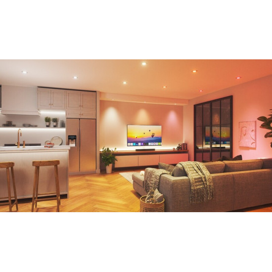 Світильник стельовий Nanoleaf Essentials Matter Smart Recessed Downlight, 6 Вт, Apple HomeKit, 4 шт. (NF080D02-4W3)