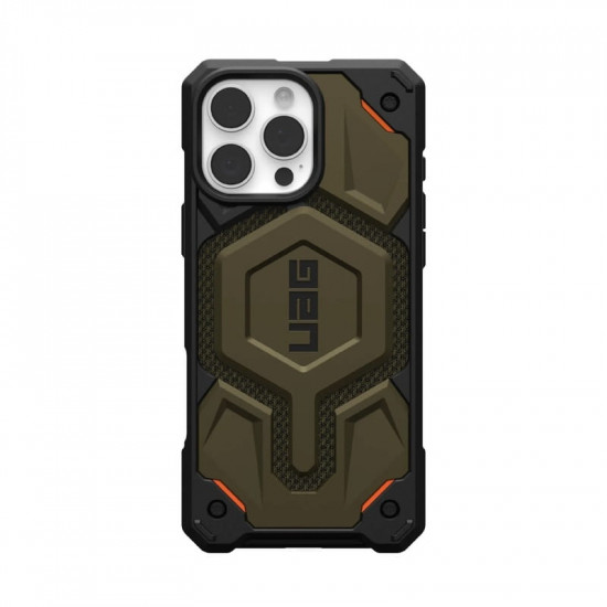 Чохол-накладка Urban Armor Gear Magsafe для Apple iPhone 16 Pro Max Monarch Pro Kevlar Element Green (11445711397B)