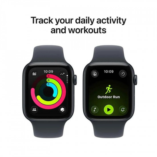 Смарт-годинник Apple Watch SE 3 GPS 40mm Midnight Aluminium Case with Midnight Sport Band - S/M (MEH94RK/A)