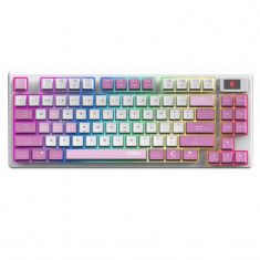 Клавіатура бездротова MSI Forge GK600 TKL Wireless Violet