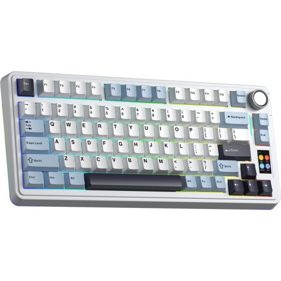 Клавіатура бездротова Aula S75 Pro White (6978080502148)