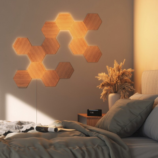 Розумна система освітлення Nanoleaf Elements - Hexagons Starter Kit Apple HomeKit, 13 шт. (NL52-K-3002HB-13PK)