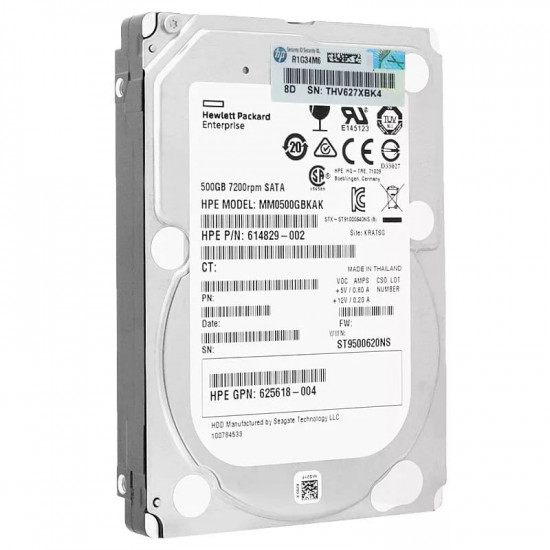 Накопичувач HDD SATA 500GB HP 7200rpm 64MB (MM0500GBKAK) з перехідником на 3.5 дюйми