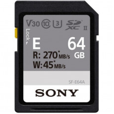 Карта пам`ятi SDXC 64GB UHS-II/U3 Class 10 Sony Entry R270/W45MB/s (SFE64A.ET4)