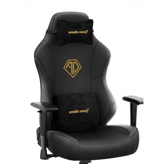 Крісло для геймерів Anda Seat Phantom 3 Size L Black/Gold (AD18Y-06-B-PV/C)