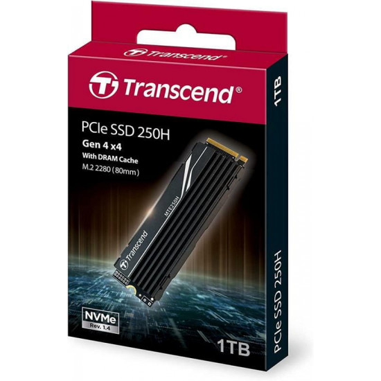 Накопичувач SSD 1TB Transcend MTE250H M.2 2280 PCIe 4.0 x4 3D TLC (TS1TMTE250H)