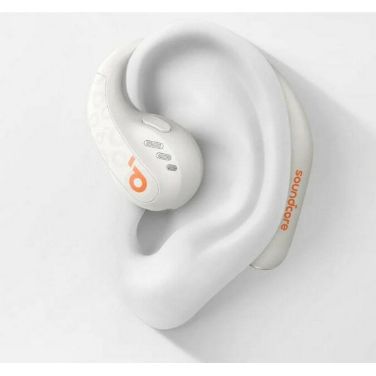 Bluetooth-гарнітура Anker SoundCore AeroFit Pro White (A3871G21)