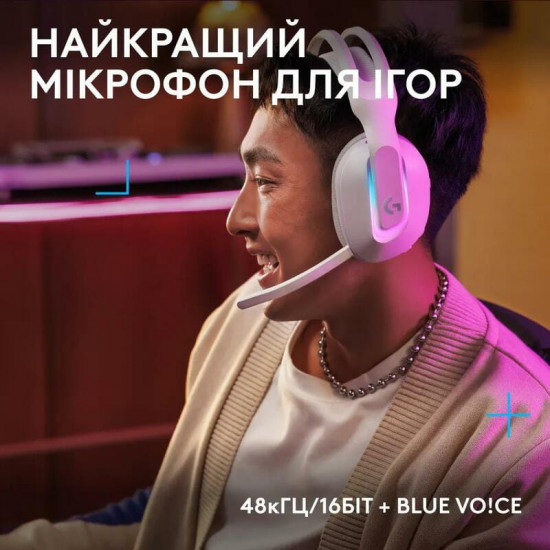 Гарнитура Logitech G522 LightSpeed Wireless Gaming Headset White (981-001550)
