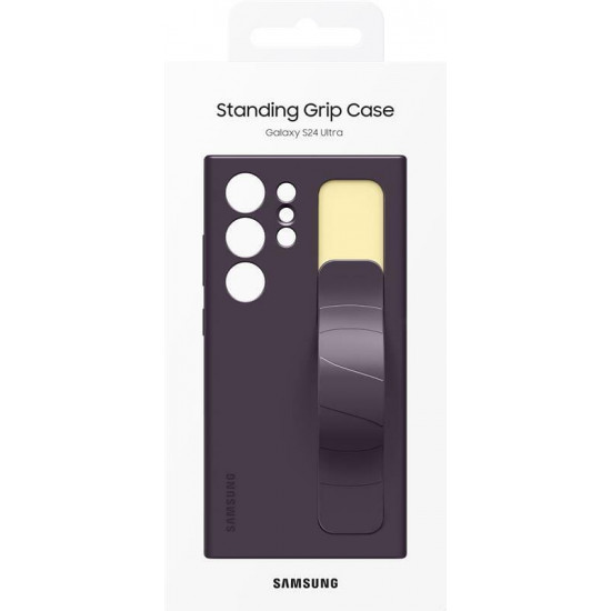 Чохол-накладка Samsung Standing Grip Case для Samsung Galaxy S24 Ultra SM-S928 Dark Violet (EF-GS928CEEGWW)
