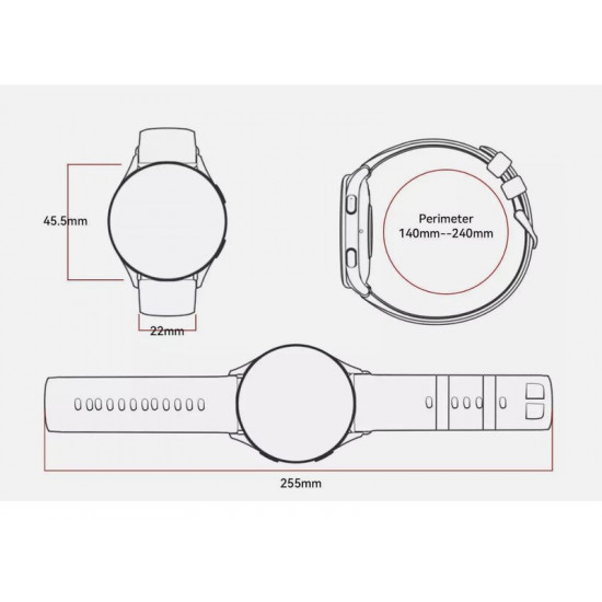 Cмарт-годинник Blackview X20 Obsidian Silver (6931548318071)