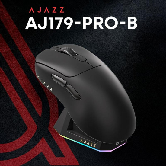 Миша бездротова Ajazz AJ179Pro Black (AJ179-PRO-B)