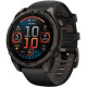 Смарт-годинник Garmin Fenix 8 47mm AMOLED Sapphire Carbon Gray Titanium with Pebble Gray Silicone Band (010-02904-21)