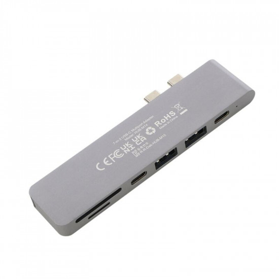 USB-хаб Choetech HUB-M14-GY-V2 USB Type-C 7-в-1