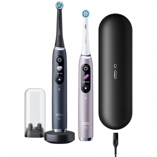 Зубна електрощітка Braun Oral-B iO Series 9 DUO iOM9d.2J2.2AD Black Pink