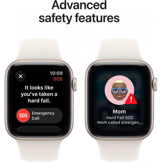 Смарт-годинник Apple Watch SE 3 GPS 40mm Starlight Aluminium Case with Starlight Sport Band - M/L (MEH54RK/A)