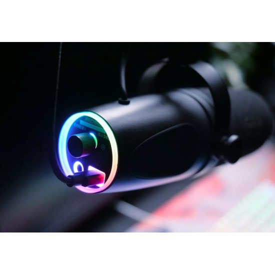 Мікрофон Cherry Xtrfy Ngale-X Cardioid RGB Black (CX-NGALE-X-RGB-BLACK)
