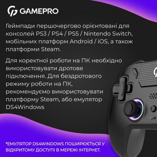 Геймпад GamePro GPS20B Black
