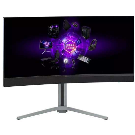 Монітор Acer 34" 34MP1 (LRG-34MP1W180C-GY) VA Grey Curved 180Hz