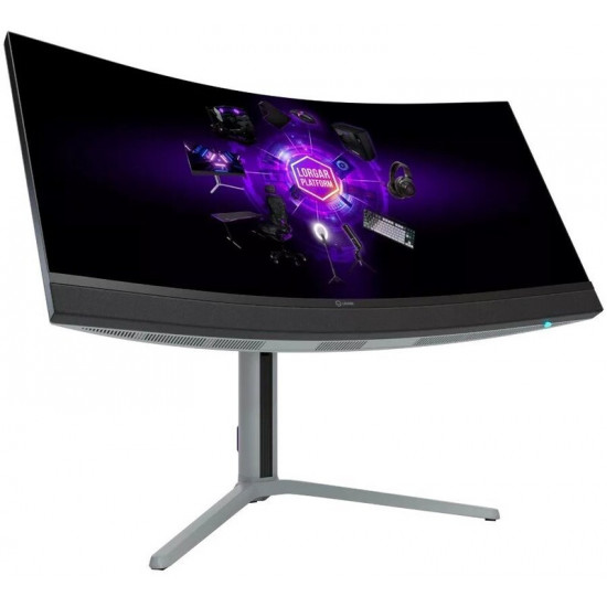 Монітор Acer 34" 34MP1 (LRG-34MP1W180C-GY) VA Grey Curved 180Hz