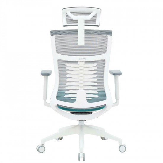 Крісло офісне Officepro Balance OC550-W-DG-BL White/Dark Gray/Blue