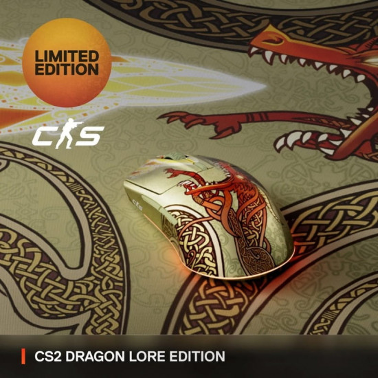 Миша бездротова SteelSeries CS2 Dragon Lore Edition (62614)