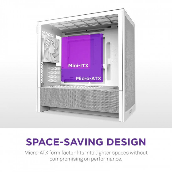 Корпус NZXT H3 Flow White без БЖ (CC-H31FW-01)