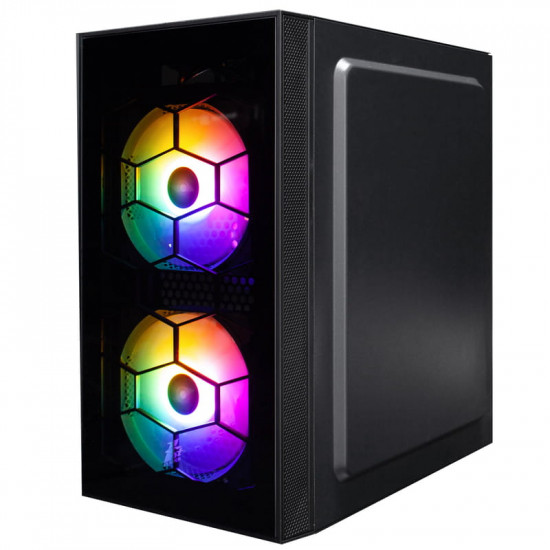Корпус 1stPlayer X1-BK-3F1-PS-600FK-EU Black 600W