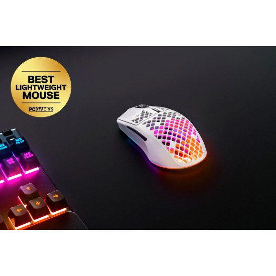 Миша SteelSeries Aerox 3 Wireless Snow (62608)