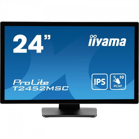 Монiтор Iiyama 23.8" ProLite T2452MSC-B1 IPS Black