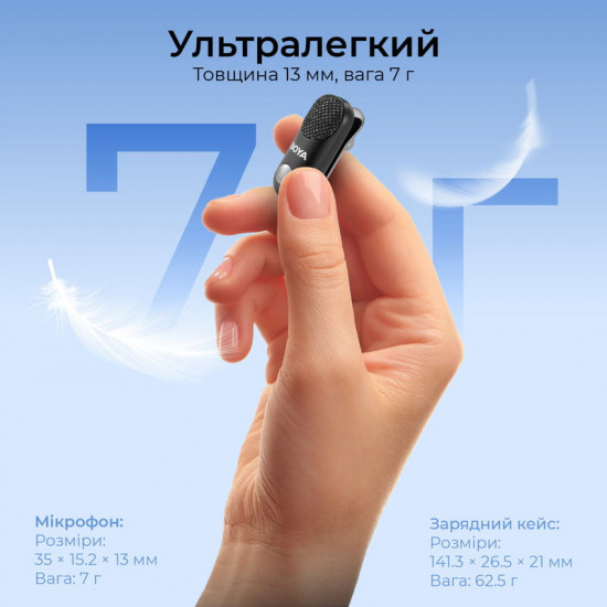 Мікрофон BOYA Magic-07 Type-C Black