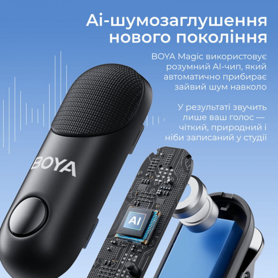 Мікрофон BOYA Magic-07 Type-C Black