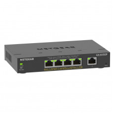 Комутатор Netgear GS305EP-100PES (4xGE PoE+, 1xGE, max PoE 63W, керований)