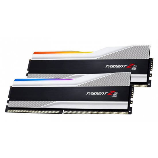 Модуль пам`ятi DDR5 2x32GB/6400 G.Skill Trident Z5 RGB Silver (F5-6400J3239G32GX2-TZ5RS)