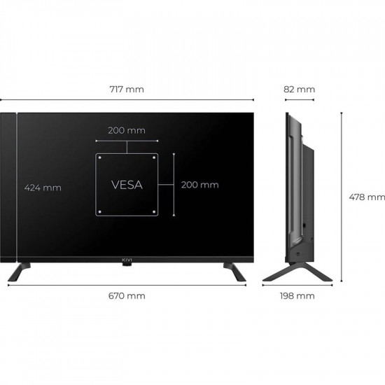 Телевiзор Kivi 32H820KB