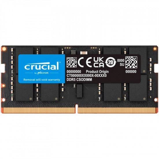 Модуль пам`яті SO-DIMM 32GB/6400 DDR5 Crucial (CT32G64C52CS5)