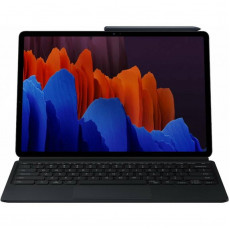 Чохол-клавіатура Samsung Book Cover Keyboard для Samsung Galaxy Tab S7+ 12.4 SM-T970/SM-T795/SM-T976 / Galaxy Tab S8+ 12.4 SM-X800/SM-X806 Black (EF-DT970BBRGRU)