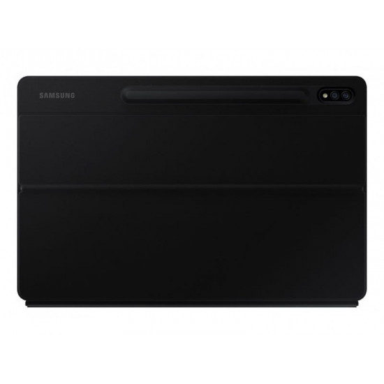Чохол-клавіатура Samsung Book Cover Keyboard для Samsung Galaxy Tab S7+ 12.4 SM-T970/SM-T795/SM-T976 / Galaxy Tab S8+ 12.4 SM-X800/SM-X806 Black (EF-DT970BBRGRU)