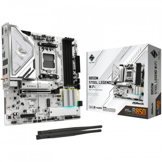 Материнська плата ASRock B850M Steel Legend WiFi Socket AM5