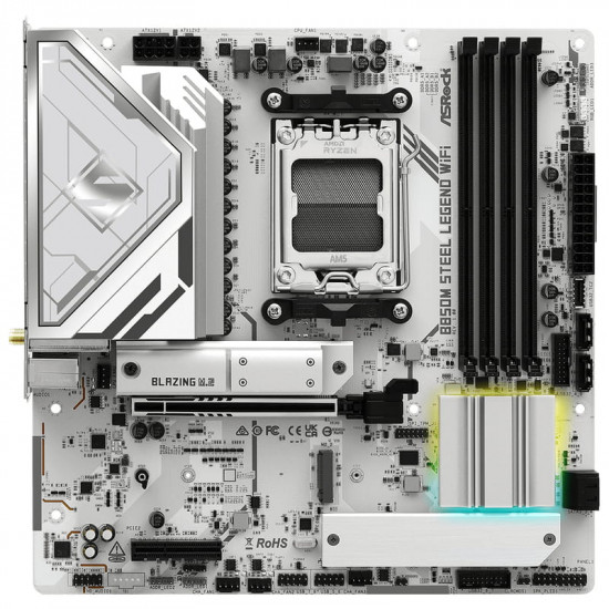 Материнська плата ASRock B850M Steel Legend WiFi Socket AM5