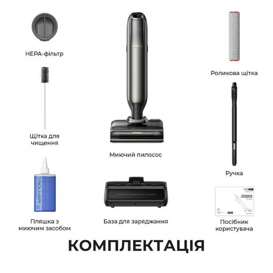 Акумуляторний миючий пилосос Mova M50 Ultra (HMH28A)
