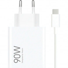 Зарядний пристрій Xiaomi 90W HyperCharge Combo USB-A White (BHR07ZBEU) + кабель Type-C