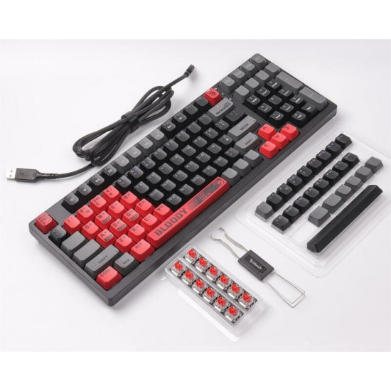 Клавіатура Bloody S98 Sports Red