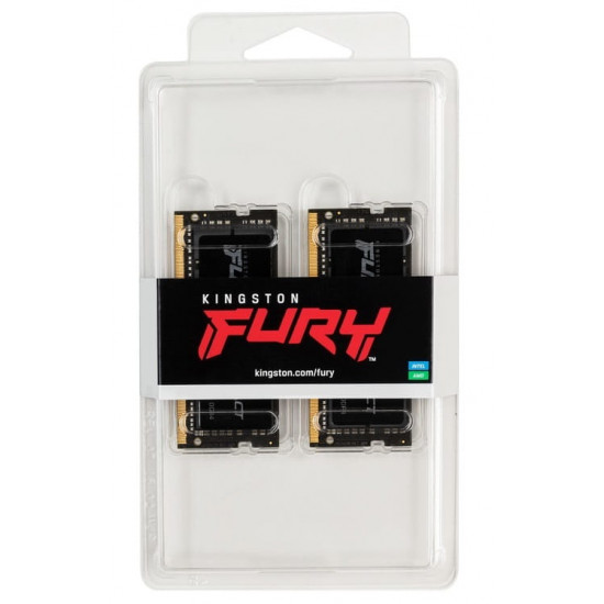 Модуль пам`ятi SO-DIMM DDR4 2x32GB/3200 Kingston Fury Impact (KF432S20IBK2/64)
