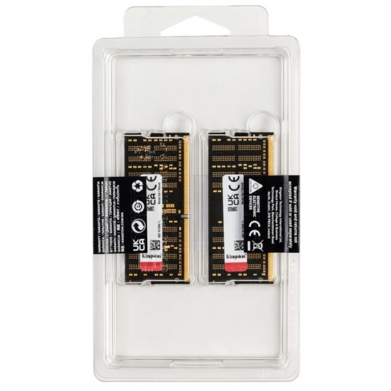 Модуль пам`ятi SO-DIMM DDR4 2x32GB/3200 Kingston Fury Impact (KF432S20IBK2/64)