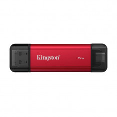 Накопичувач зовнішній SSD 1TB Kingston Dual Portable Red (SPSD/1TB)