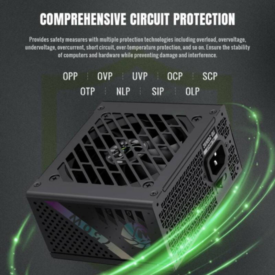 Блок живлення GameMax GS 750G V25 Black 750W
