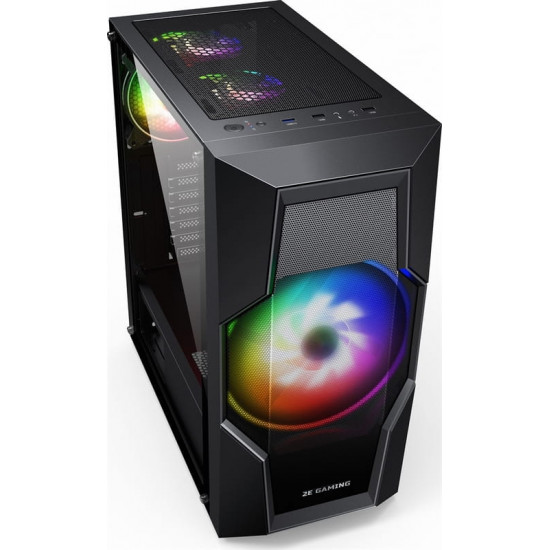 Корпус 2E Gaming Turbo G2057B Black (2E-G2057B) без БЖ
