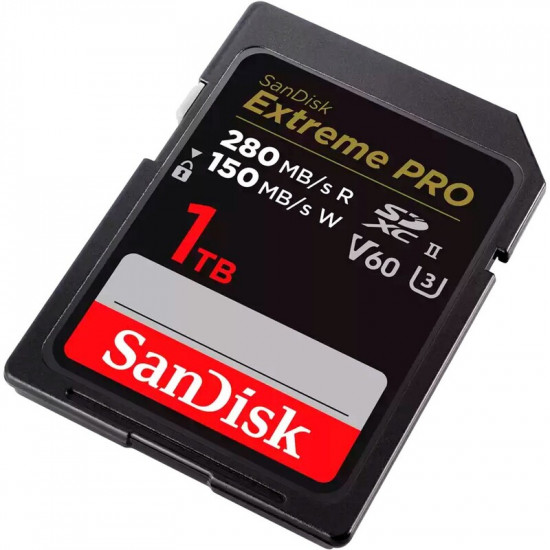 Карта пам`яті SDXC 1TB UHS-II/U3 Class 10 SanDisk Extreme Pro R280/W150MB/s (SDSDXEP-1T00-GN4IN)